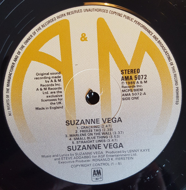 Suzanne Vega  Suzanne Vega : LP A
